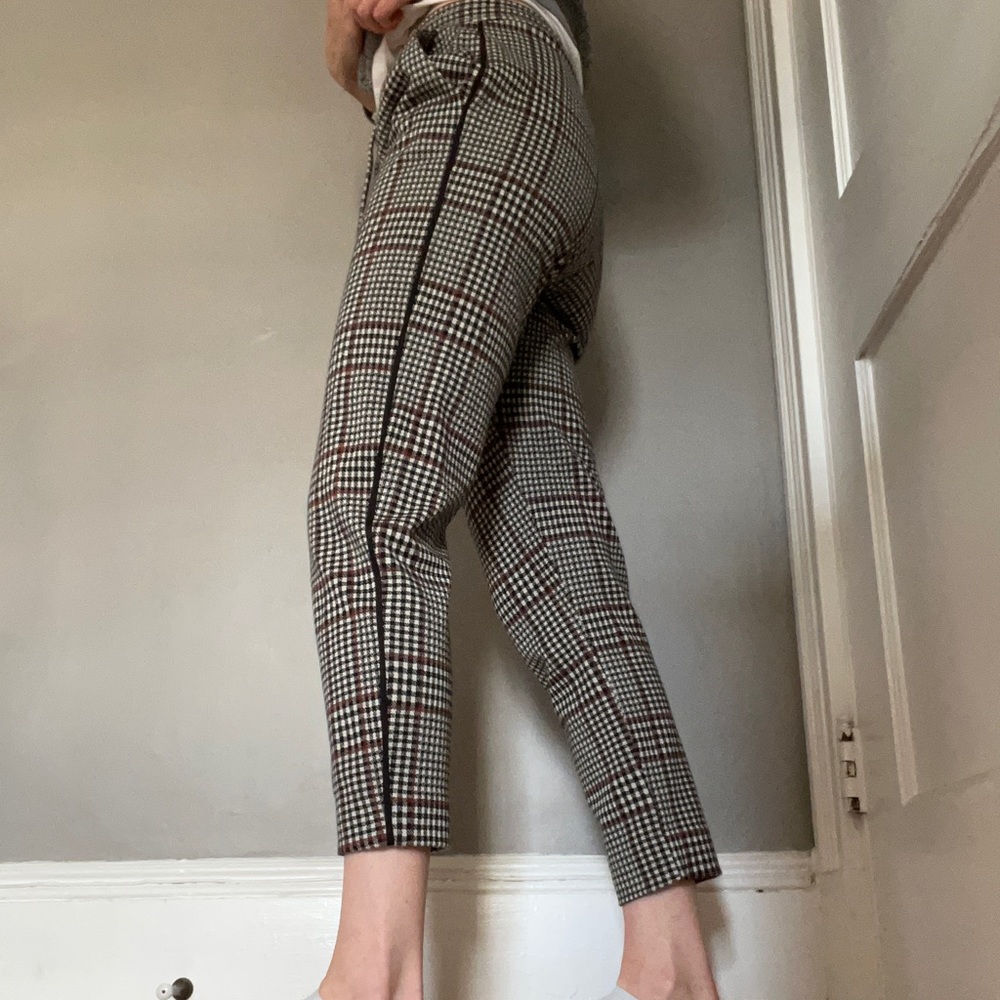 Anthropologie cropped plaid pants - Picture 4 of 5